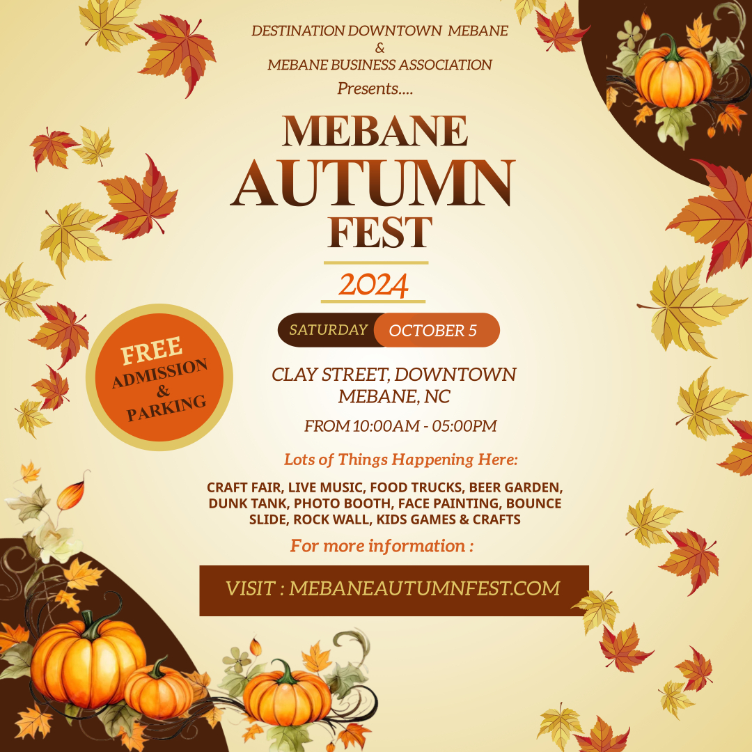 Mebane AutumnFest 2024 Flyer