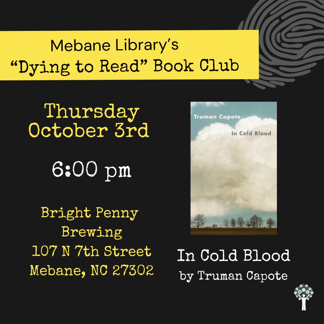 Introducing the Dying to Read Book Club's first meeting is Oct. 3 at Bright Penny Brewing at 6 p.m.